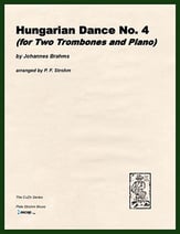 Hungarian Dance No. 4 for Two Trombones and Piano P.O.D. cover
